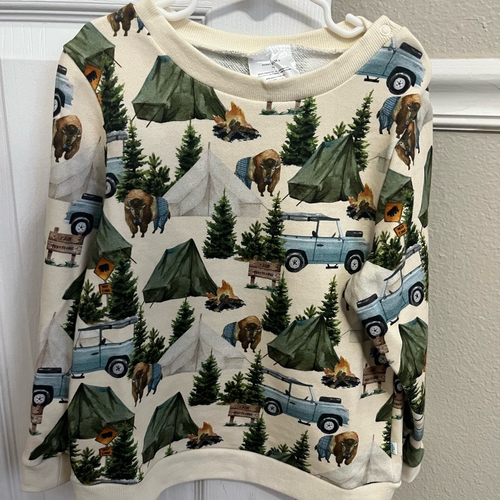 Posh Peanut Camping Sweatshirt